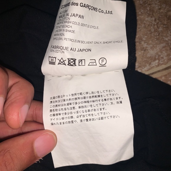 Comme des garçons PLAY double heart shirt - Picture 6 of 6